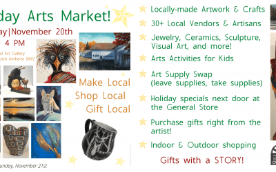 Holiday Arts Market, November 20th